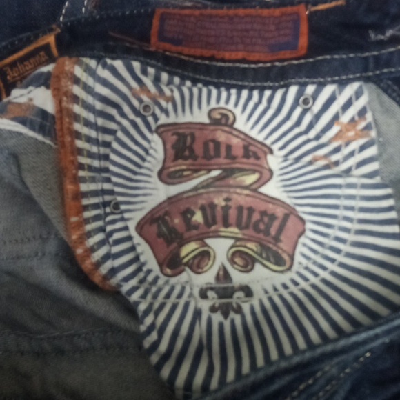 Rock Revival NWOT Women's 26 Skinny Johanna Bejeweled Rhinestones Distressed - Picture 8 of 13